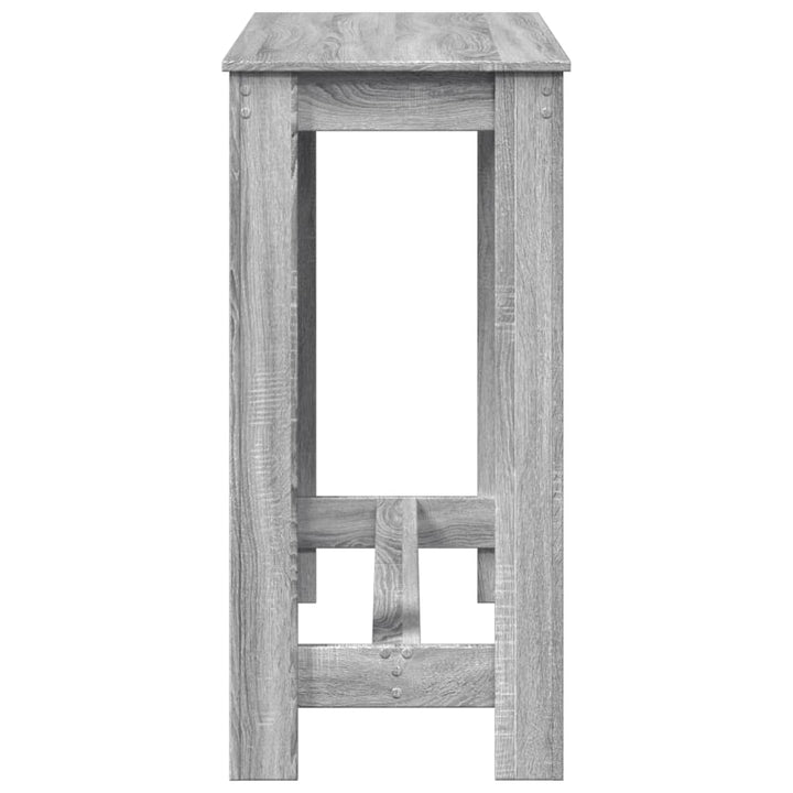 barbord 102x50x103,5 cm konstrueret træ grå sonoma-eg