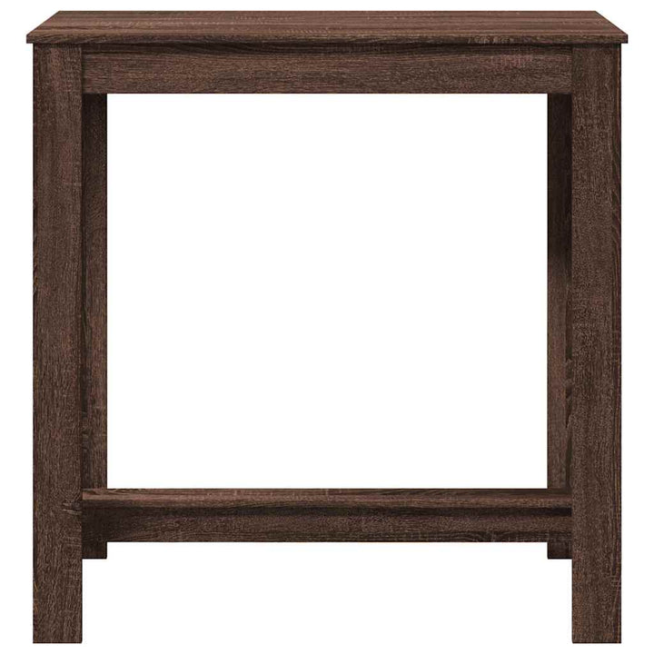 barbord 102x50x103,5 cm konstrueret træ brun egetræsfarve