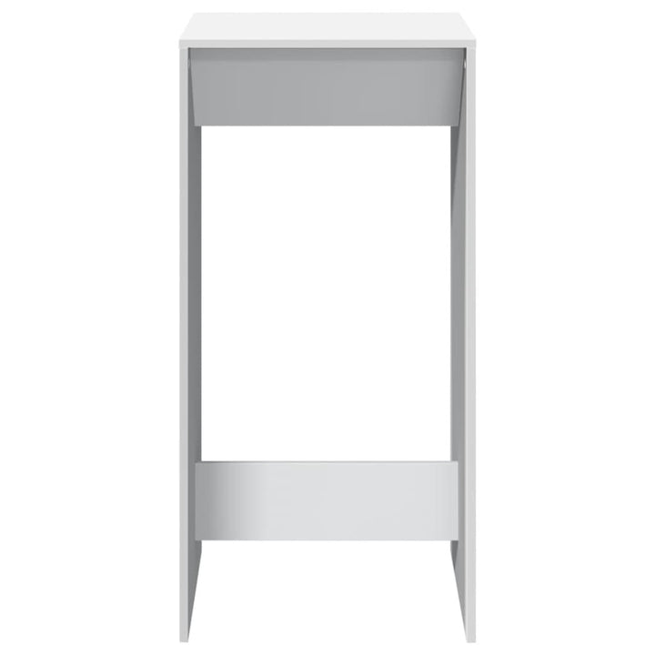 barbord 51x50x103,5 cm konstrueret træ hvid