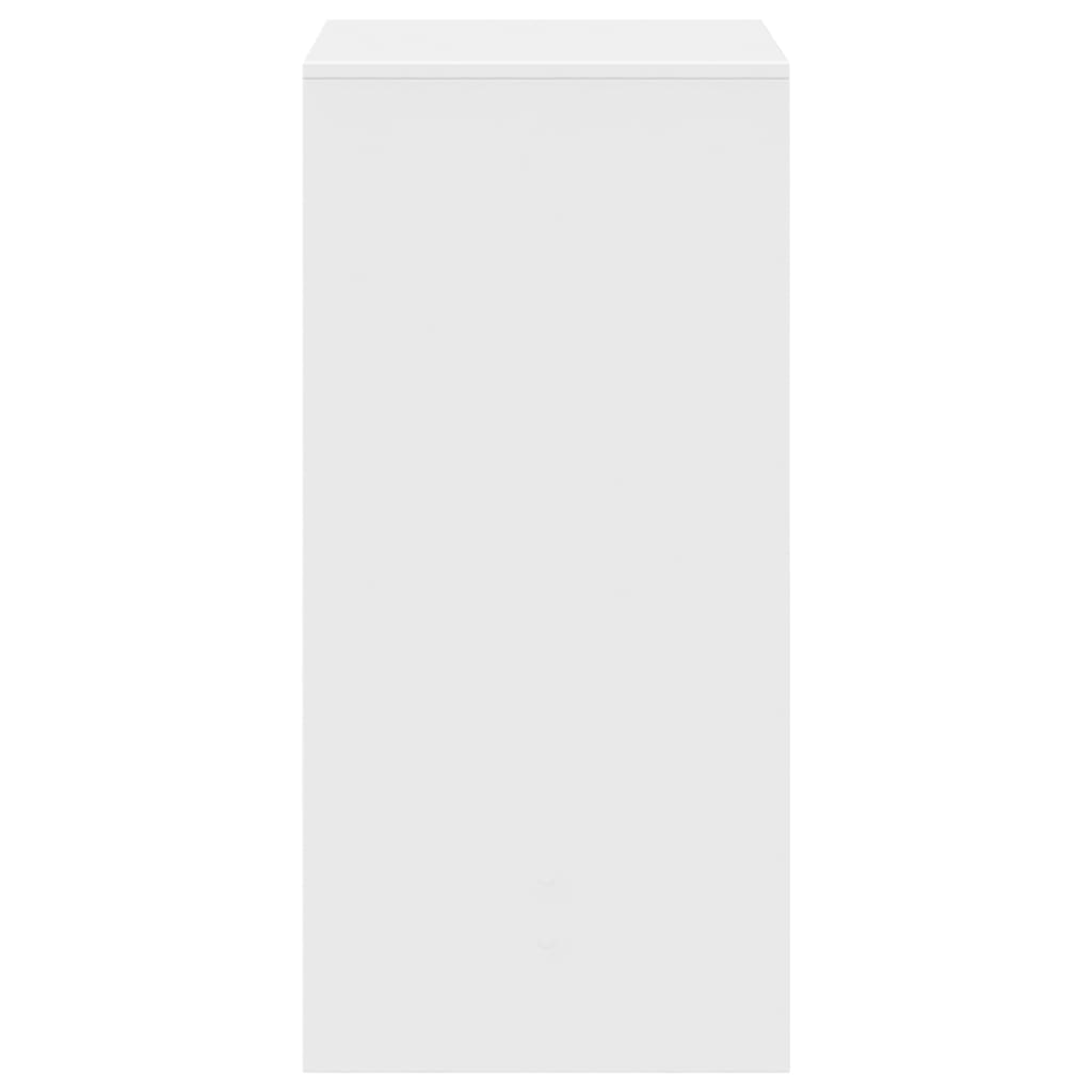 barbord 51x50x103,5 cm konstrueret træ hvid
