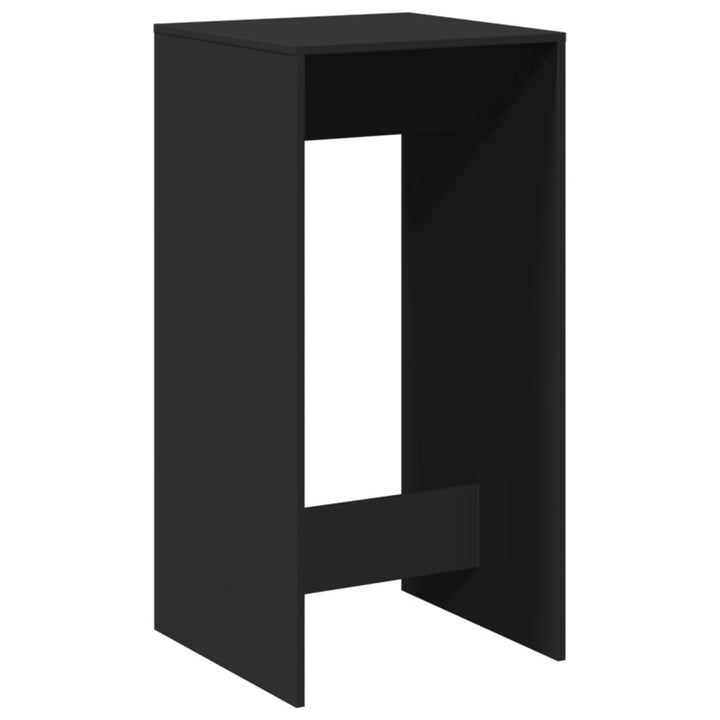 barbord 51x50x103,5 cm konstrueret træ sort