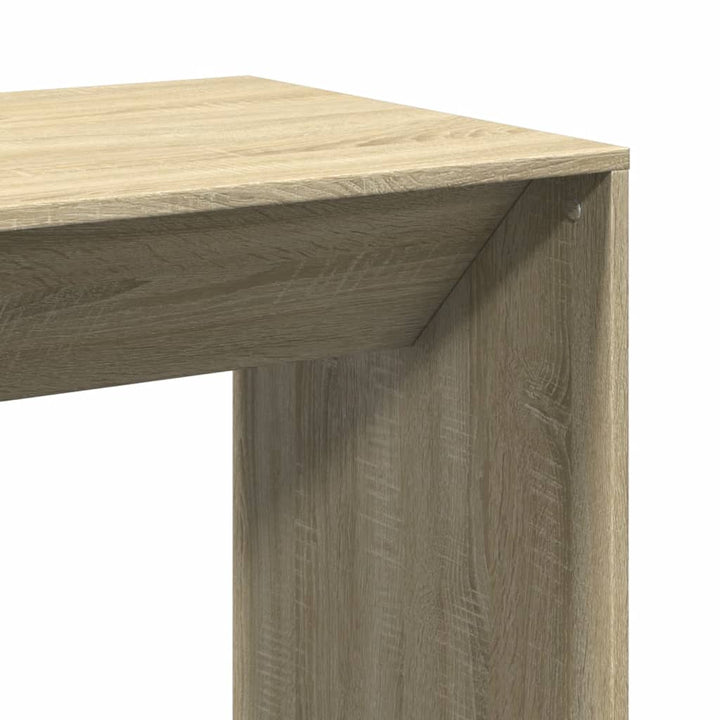barbord 51x50x103,5 cm konstrueret træ sonoma-eg
