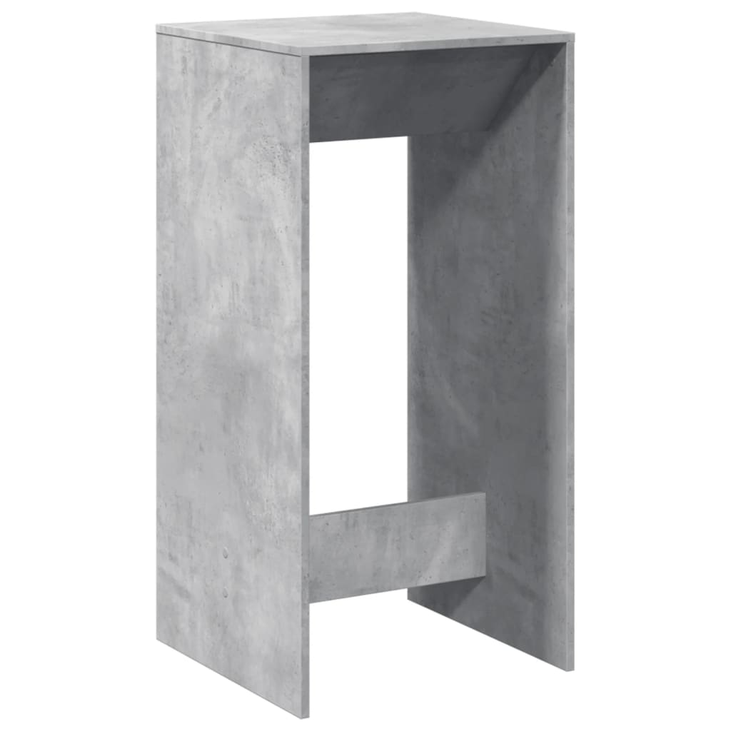 barbord 51x50x103,5 cm konstrueret træ betongrå