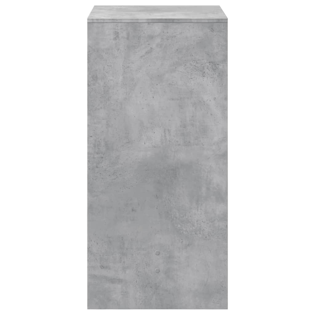 barbord 51x50x103,5 cm konstrueret træ betongrå