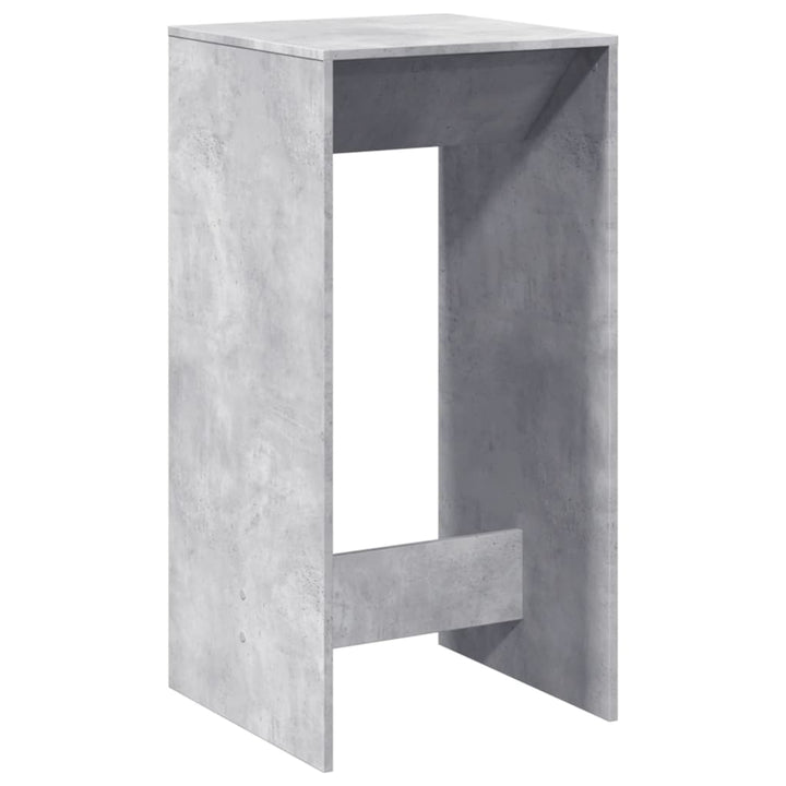 barbord 51x50x103,5 cm konstrueret træ betongrå