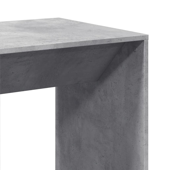 barbord 51x50x103,5 cm konstrueret træ betongrå