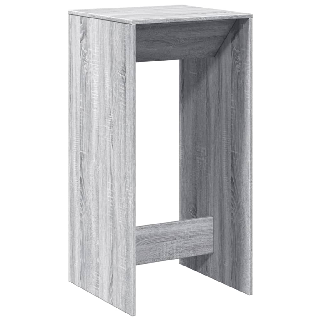barbord 51x50x103,5 cm konstrueret træ grå sonoma-eg