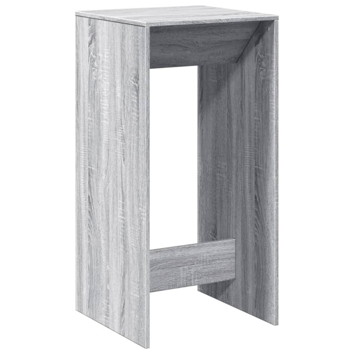 barbord 51x50x103,5 cm konstrueret træ grå sonoma-eg