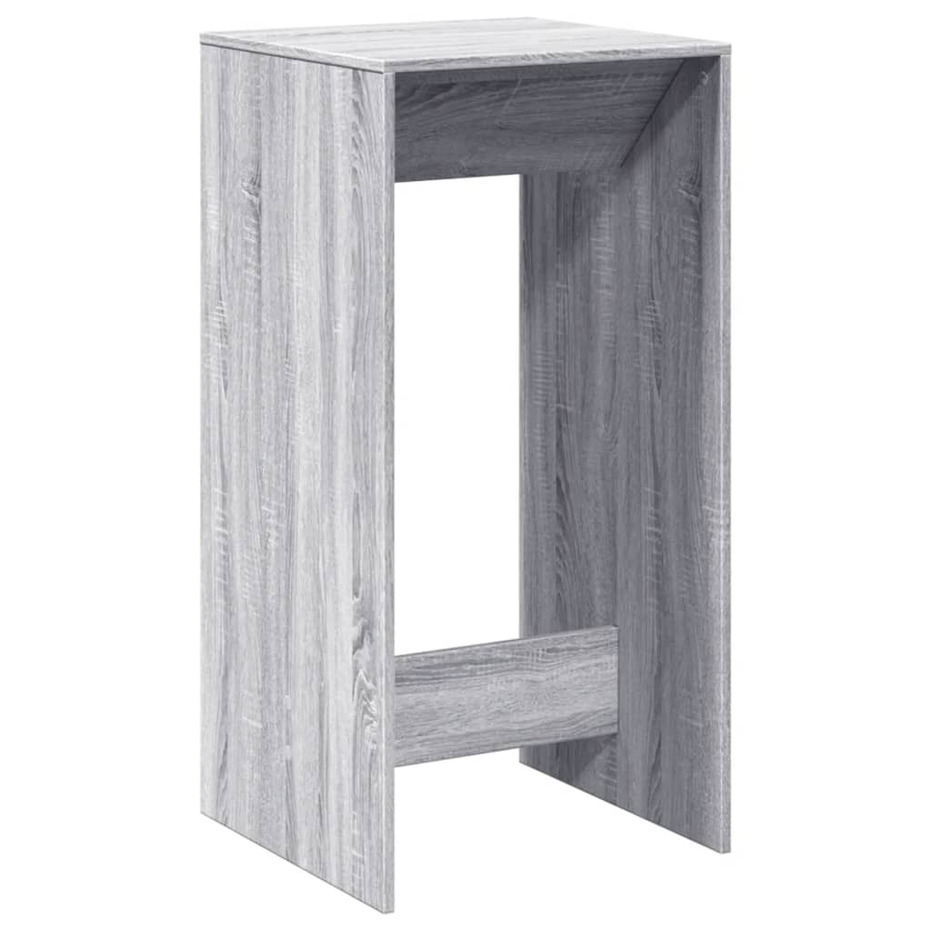 barbord 51x50x103,5 cm konstrueret træ grå sonoma-eg