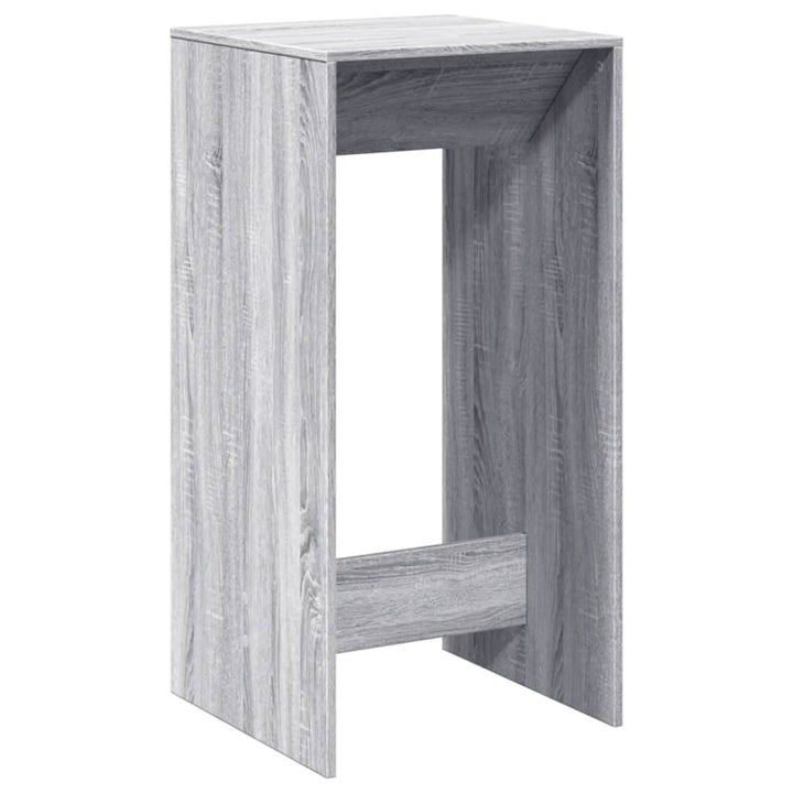 barbord 51x50x103,5 cm konstrueret træ grå sonoma-eg