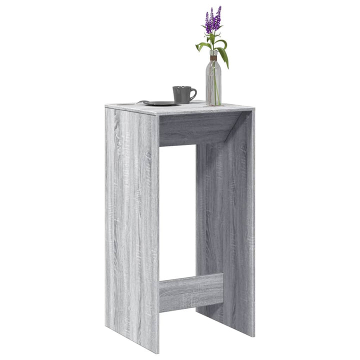 barbord 51x50x103,5 cm konstrueret træ grå sonoma-eg