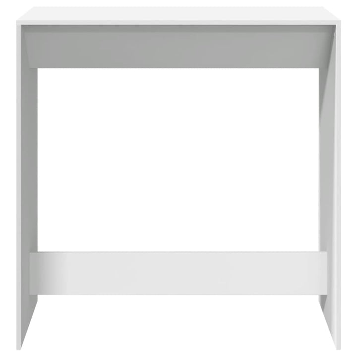 barbord 102x50x103,5 cm konstrueret træ hvid