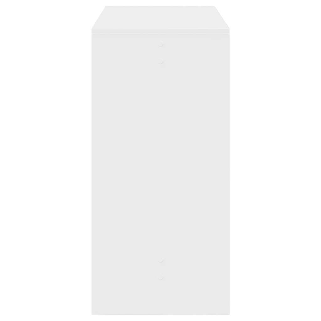 barbord 102x50x103,5 cm konstrueret træ hvid