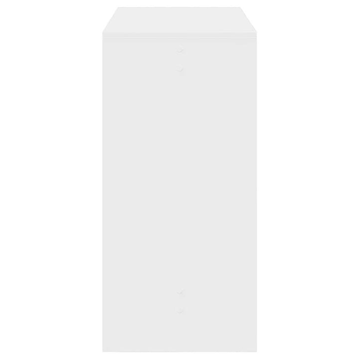 barbord 102x50x103,5 cm konstrueret træ hvid