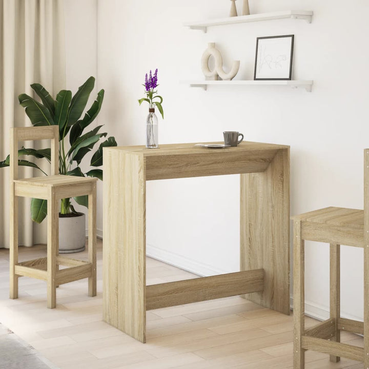 barbord 102x50x103,5 cm konstrueret træ sonoma-eg