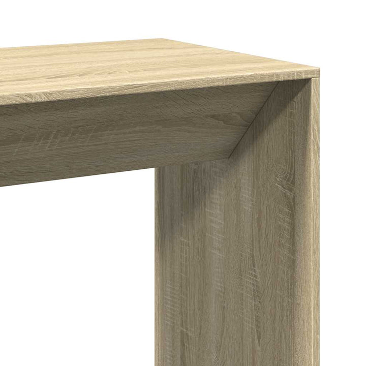 barbord 102x50x103,5 cm konstrueret træ sonoma-eg