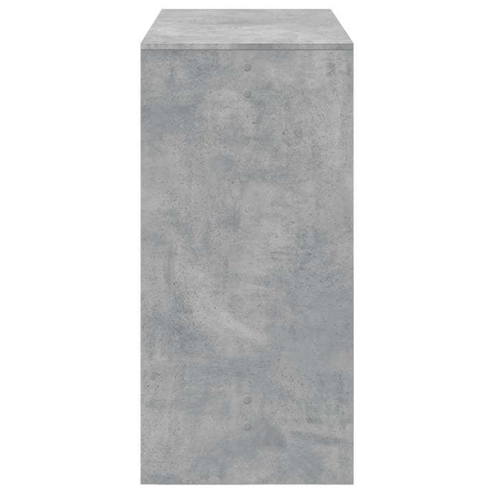 barbord 102x50x103,5 cm konstrueret træ betongrå