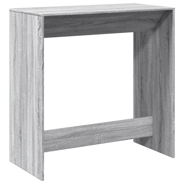 barbord 102x50x103,5 cm konstrueret træ grå sonoma-eg