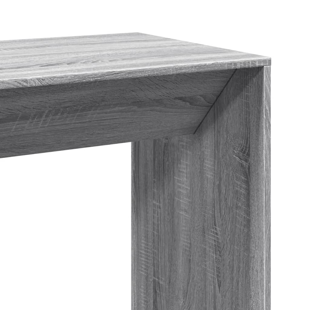 barbord 102x50x103,5 cm konstrueret træ grå sonoma-eg
