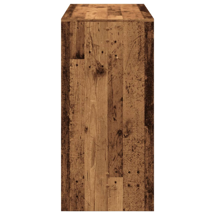 barbord 102x50x103,5 cm konstrueret træ gammelt trælook