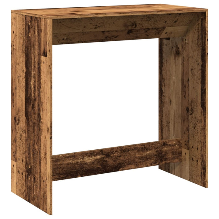 barbord 102x50x103,5 cm konstrueret træ gammelt trælook
