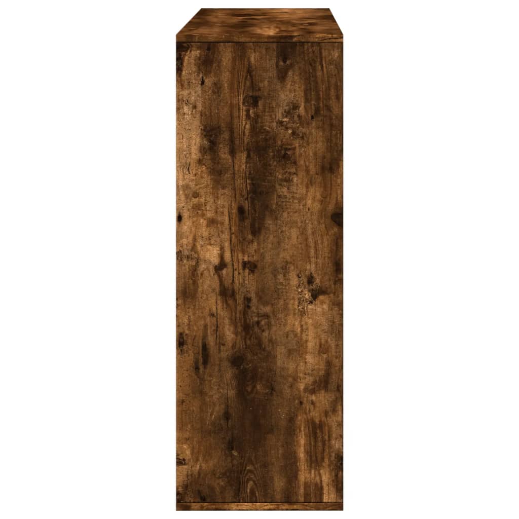 bogreol/rumdeler 100x33x94,5 cm røget egetræsfarve