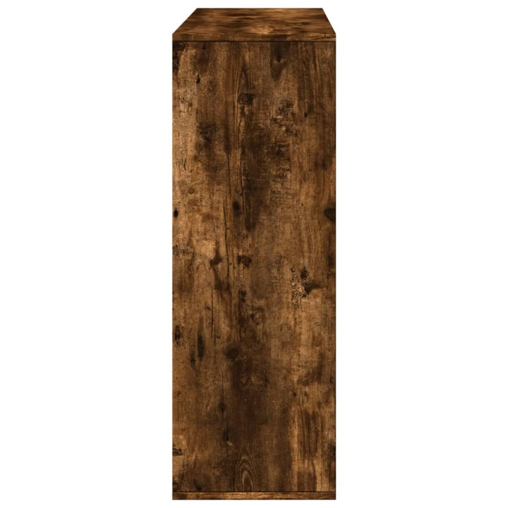 bogreol/rumdeler 100x33x94,5 cm røget egetræsfarve