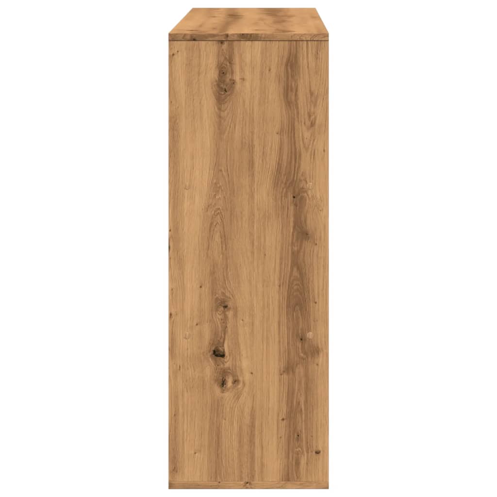 bogreol/rumdeler 100x33x94,5 cm håndlavet eg