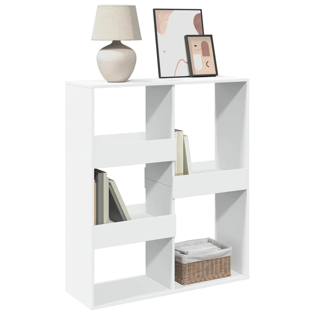 bogreol/rumdeler 100x33x115 cm hvid