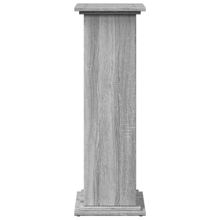 piedestal med opbevaring 31x30x90 cm konstrueret træ
