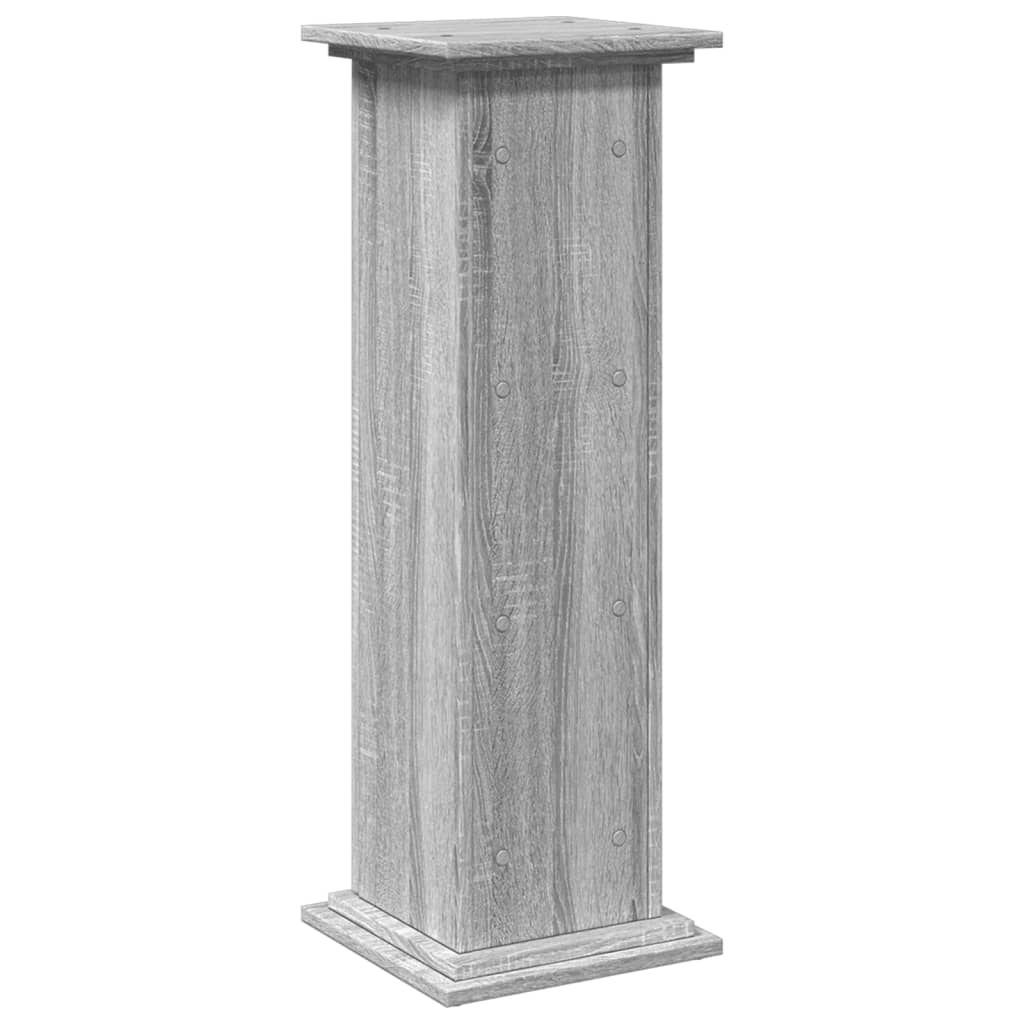 piedestal med opbevaring 31x30x90 cm konstrueret træ