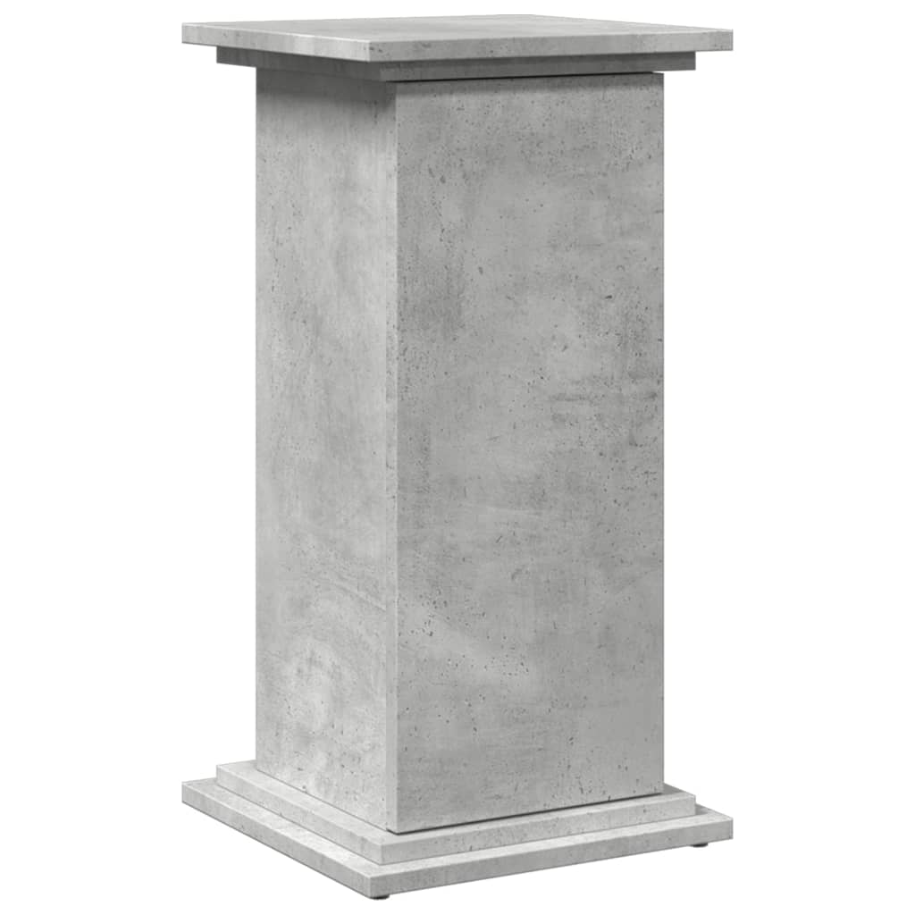 piedestal med opbevaring 31x30x60 cm konstrueret træ betongrå