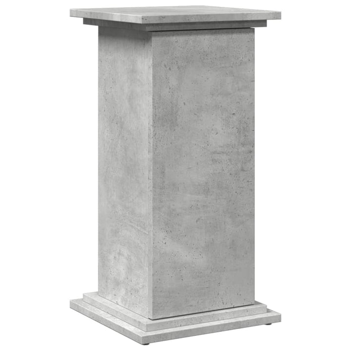 piedestal med opbevaring 31x30x60 cm konstrueret træ betongrå