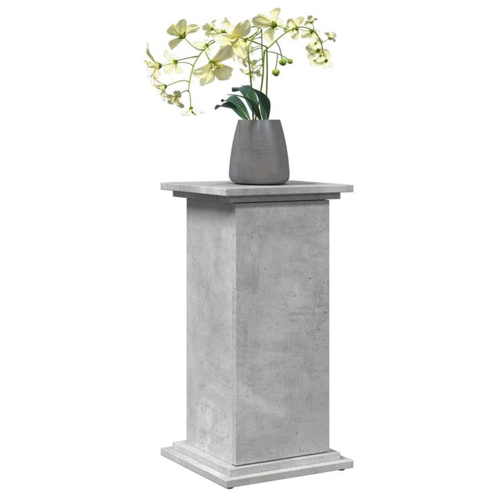 piedestal med opbevaring 31x30x60 cm konstrueret træ betongrå