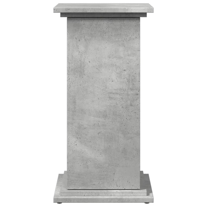 piedestal med opbevaring 31x30x60 cm konstrueret træ betongrå