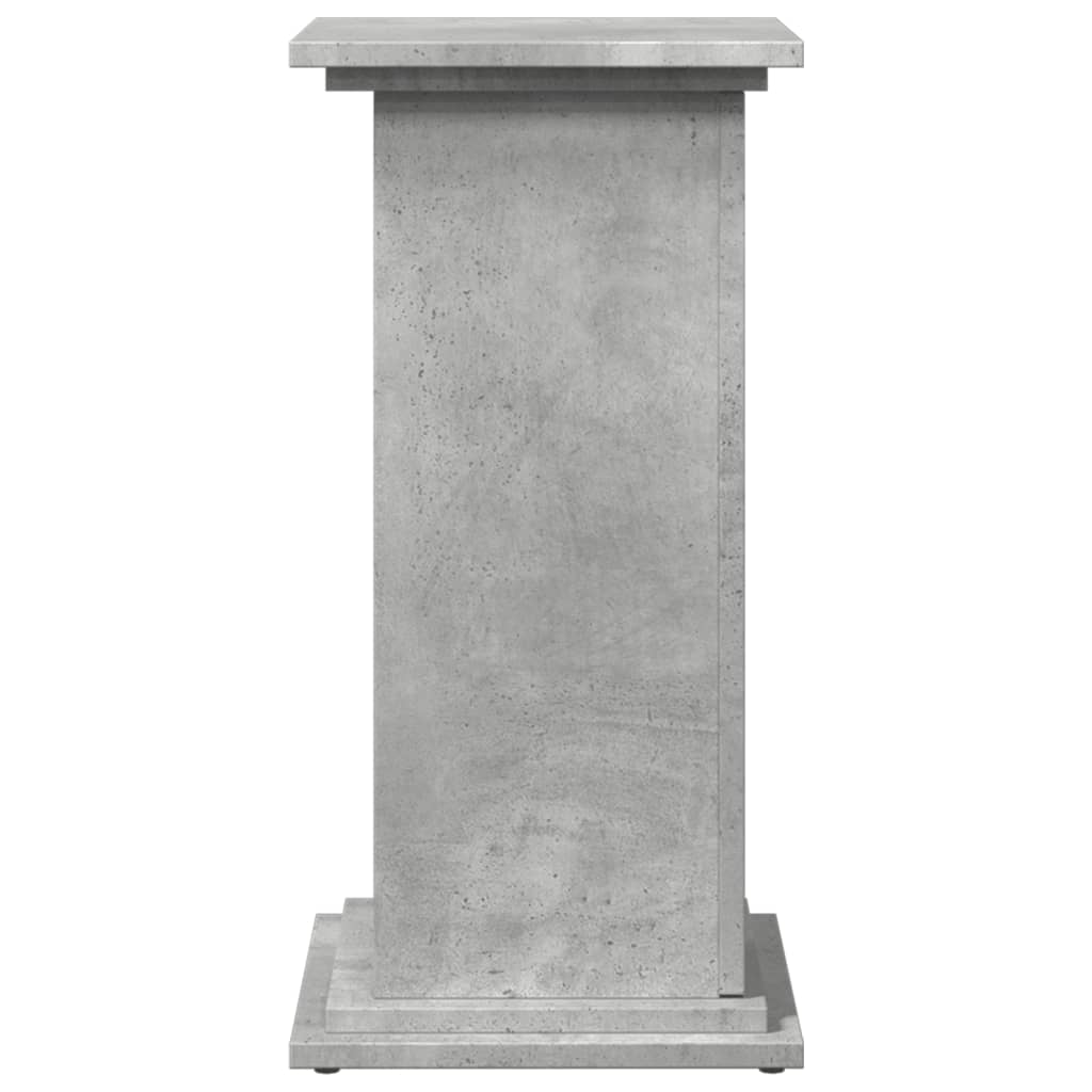 piedestal med opbevaring 31x30x60 cm konstrueret træ betongrå