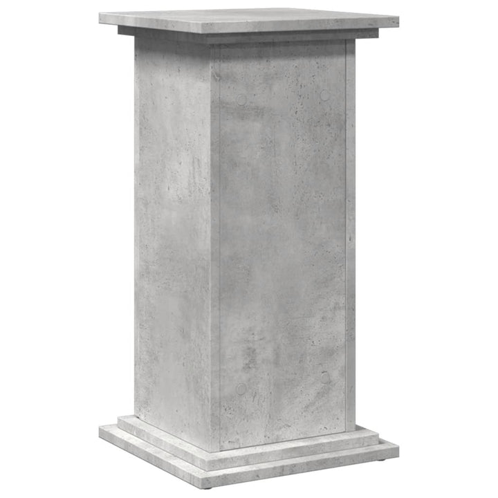 piedestal med opbevaring 31x30x60 cm konstrueret træ betongrå