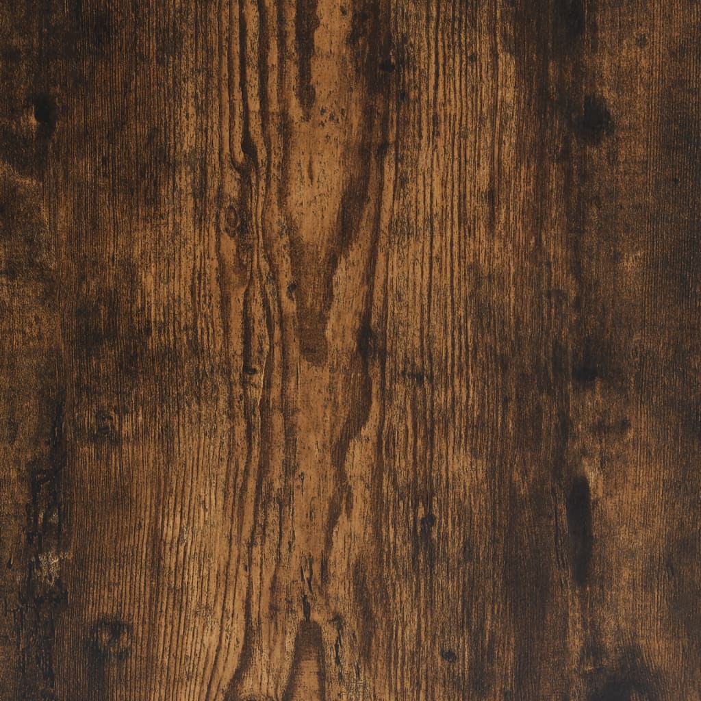 piedestal med opbevaring 31x30x60 cm konstrueret træ røget eg