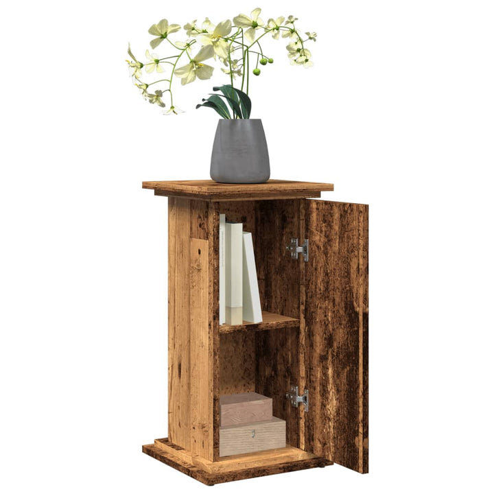 piedestal med opbevaring 31x30x60 cm konstrueret træ