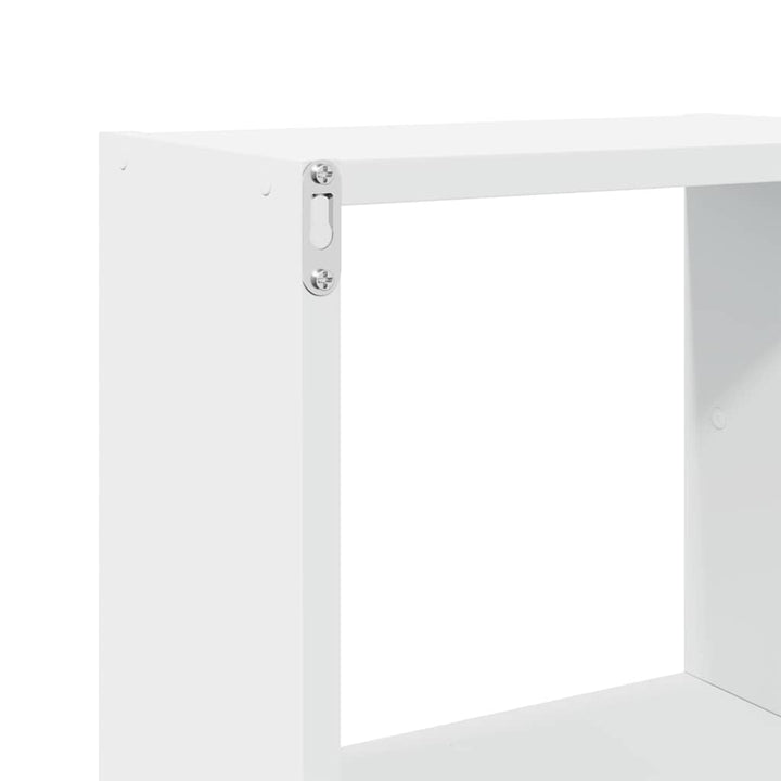 vægskab 78x18x71 cm konstrueret træ hvid