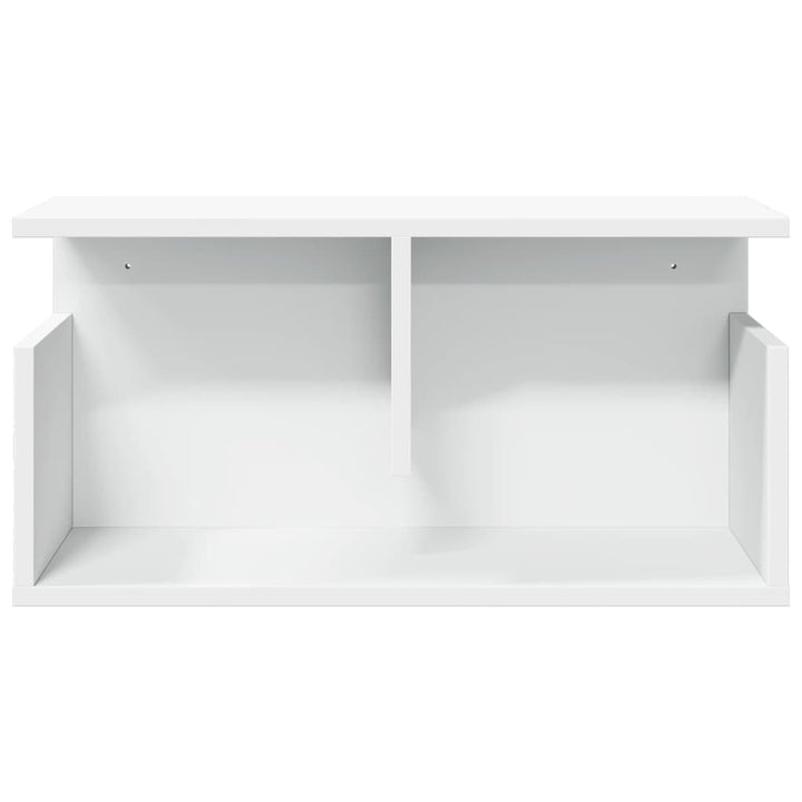 vægskab 60x20x30 cm konstrueret træ hvid