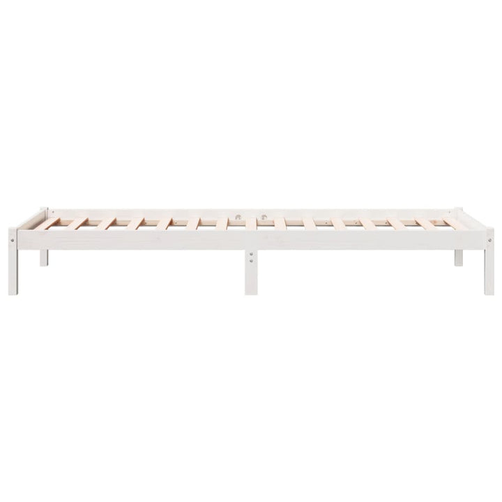 ekstra lang sengeramme uden madras 80x210 cm massivt fyrretræ