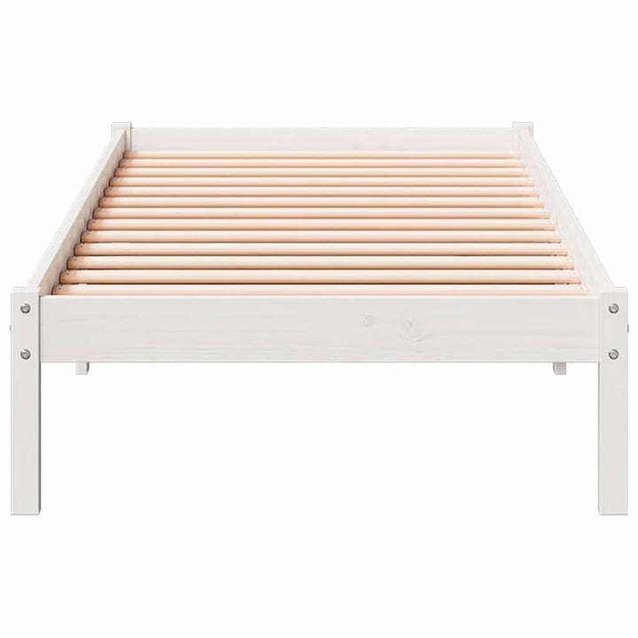ekstra lang sengeramme uden madras 90x210 cm massivt fyrretræ