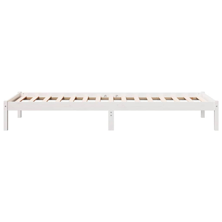 ekstra lang sengeramme uden madras 100x210 cm massivt fyrretræ