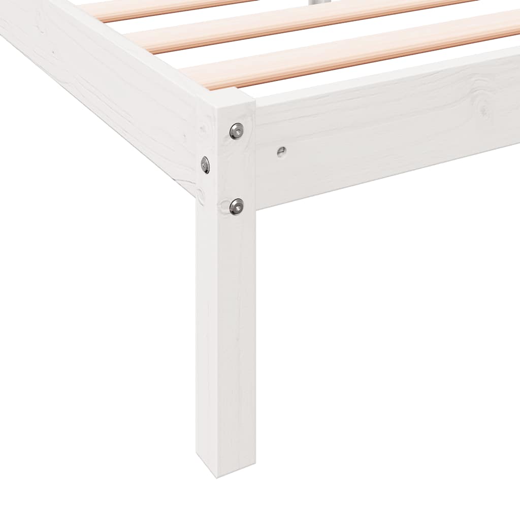 ekstra lang sengeramme uden madras 100x210 cm massivt fyrretræ