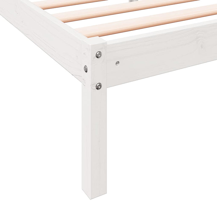 ekstra lang sengeramme uden madras 100x210 cm massivt fyrretræ