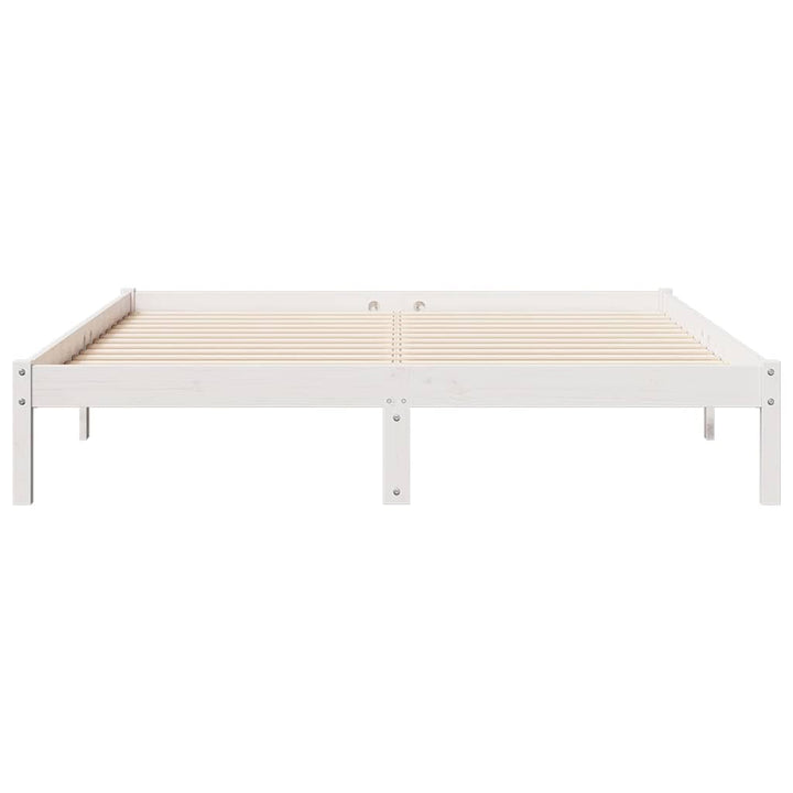 ekstra lang sengeramme uden madras 140x210 cm massivt fyrretræ