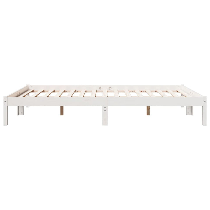 ekstra lang sengeramme uden madras 140x210 cm massivt fyrretræ