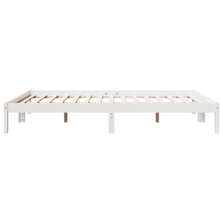 ekstra lang sengeramme uden madras 140x210 cm massivt fyrretræ