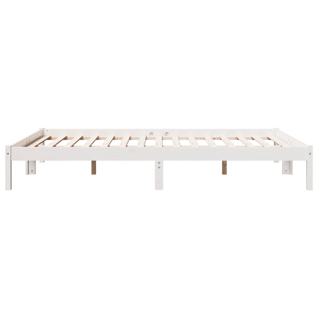ekstra lang sengeramme uden madras 160x210 cm massivt fyrretræ